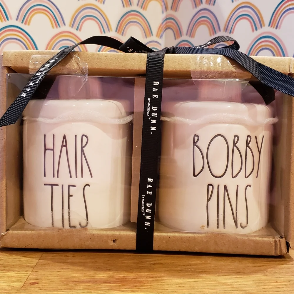 Rae Dunn Small Rainbow Knob Canister Set - Picture 6 of 8